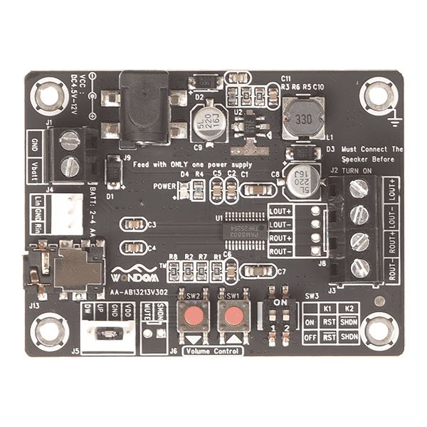 AA-AB32131 WONDOM PAM8803 2 x 2Watt Class D Audio Amplifier Board