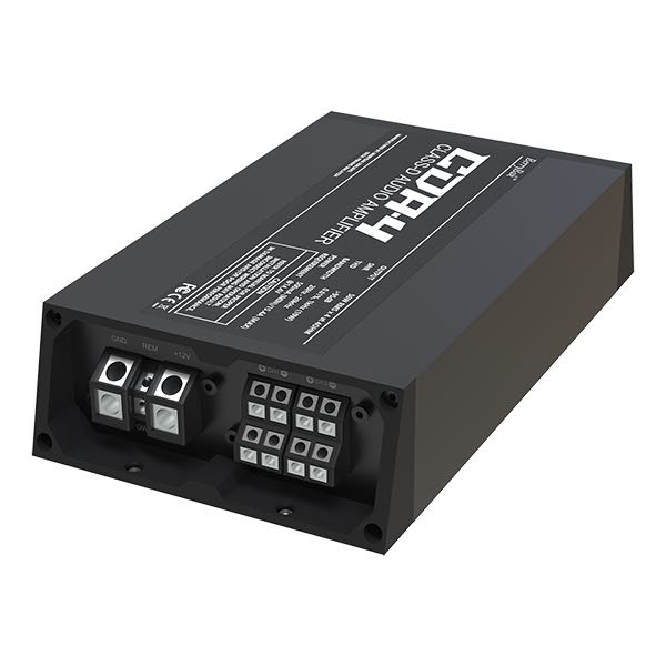 AACA32111 CDA4 4x50W Class D 4.0/2.1 Car Audio Amplifier with LPF/HPF