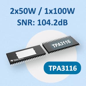 AA-AB32144 AIPO2X50 2x50W/1x100W Class D Amplifier Board