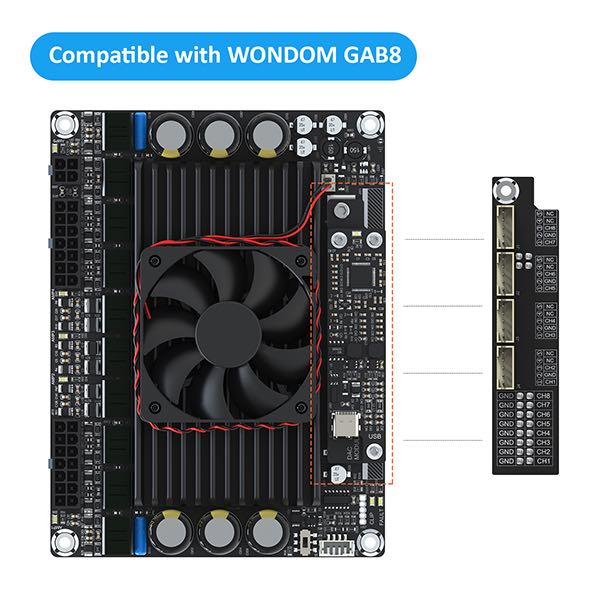 AA-AA11479 8CH Analog Input Daughter Board Compatible with WONDOM