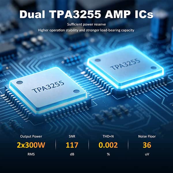 AA-AB32495 Pre-Sale AAM8 Dual TPA3255 True 2 x 300W RMS Line