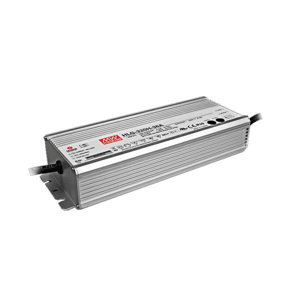 Mean Well HLG-320H-24B LED Driver – 320W 24V DC Power Supply with 3-in-1 Dimming - ® LED Lighting & DMX Control
