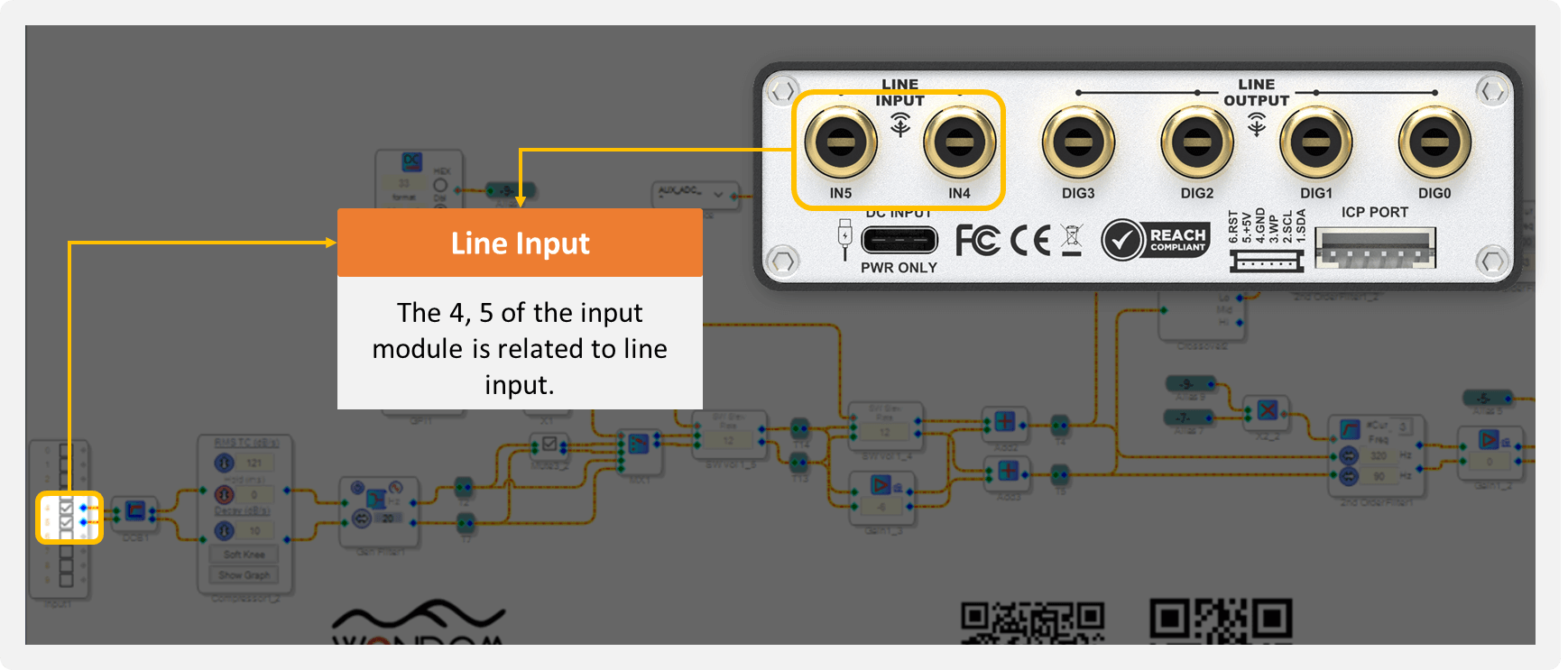 AA-AP23125 DSP preamp Demo program explanation | Wondom